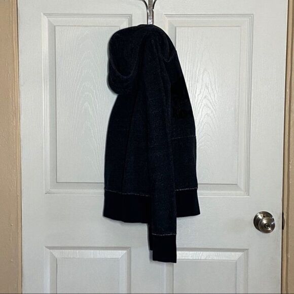 Roots Canada Hoodie Gray Denim Like Cotton Size XL Y - Picture 6 of 11